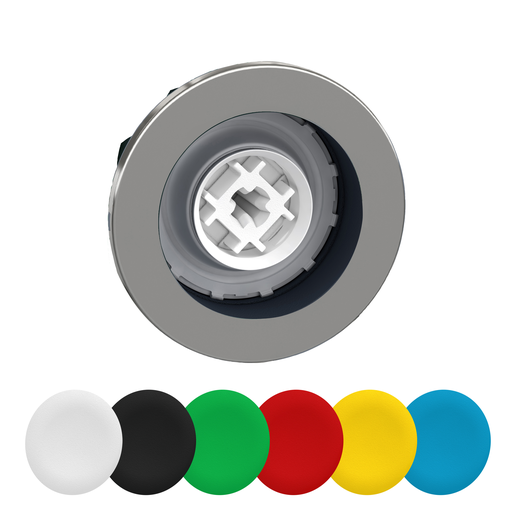 ZB4FA9 - FLUSH MOUNTED PUSHBUTTON HEAD WITH SET O. Sold in units of 1