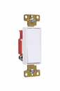 2621347W - 20A 347V SP SPEC GRD DECORATOR B/S WIRE SWITCH WHITE. Sold in units of 1
