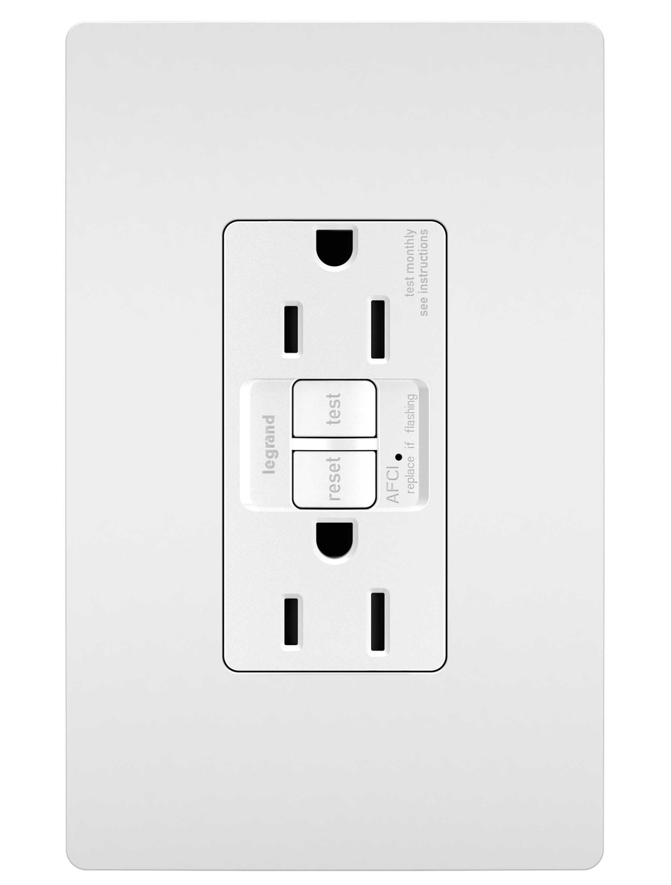 AF152TRW - 15A AFCI TR RECEPTACLE, WHITE. Sold in units of 1