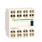 LADN043 - FRONT CONTACT BLOCK 4NC SPRING TERMINALS. Sold in units of 1