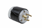 L620P - TURNLOK 20A 250V 2P 3 WIRE BLACK BACK WHITE FRONT BODY PLUG. Sold in units of 1