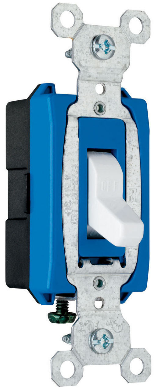 CS15AC1W - 15A 120/277V SP HARD USE COMM SPEC GRD SIDE WIRE WHITE. Sold in units of 1