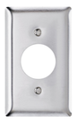 SS7 - 1G SINGLE RECEPTACLE 302 STAINLESS STEEL WP. Sold in units of 1