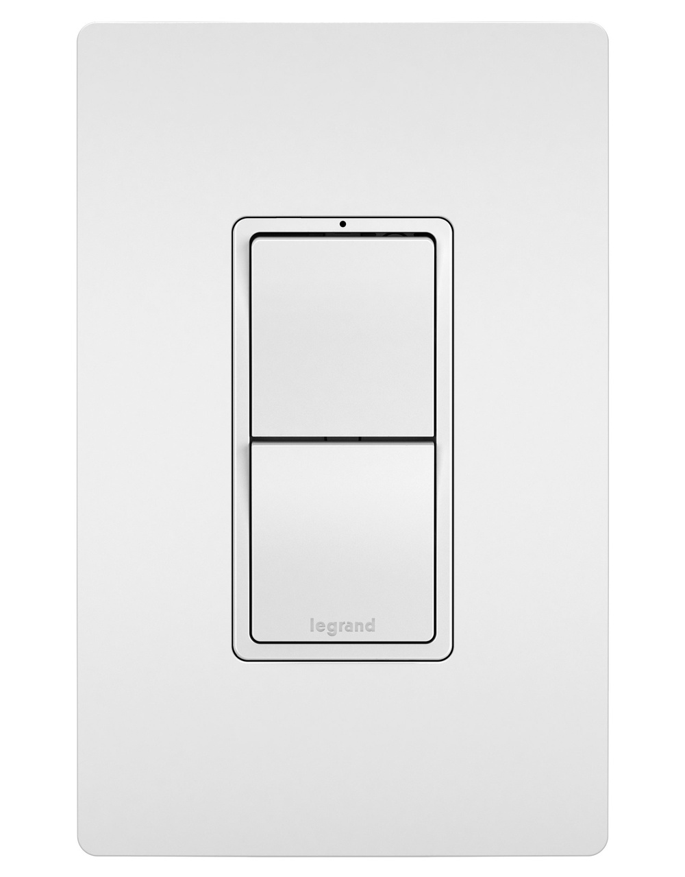 RCD33W - RADIANT 2SWITCH, 3WAY+3WAY, WHITE. Sold in units of 1