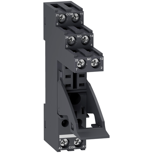 RGZE1S48M - 2CO SEPARATE TERMINAL SOCKET WITH CLAMP. Sold in units of 1