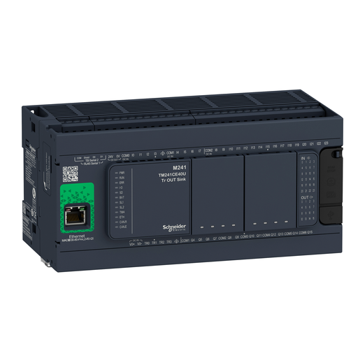 TM241CE40R - CONTROLLER M241-40IO RELAY ETHERNET. Sold in units of 1