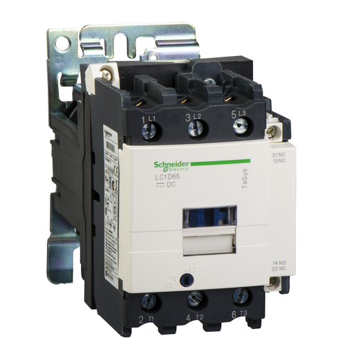 LC1D80BD - CONT 80A 1NO+1NC 24V  DC WIDE RANGE. Sold in units of 1