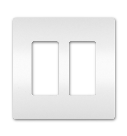 RWP262W - RADIANT WALLPLATE 2G WHITE. Sold in units of 1