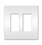 RWP262W - RADIANT WALLPLATE 2G WHITE. Sold in units of 1