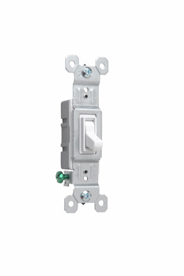 660WG - TRADEMASTER 15A 120V SP TOGGLE SWITCH GROUNDING WHITE. Sold in units of 1