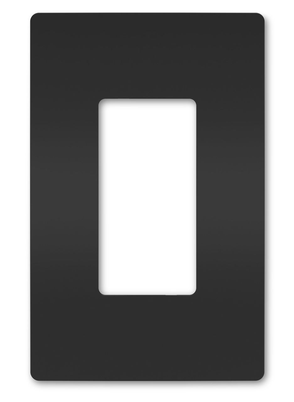 RWP26BK - RADIANT WALLPLATE 1G, BLACK. Sold in units of 1