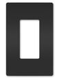 RWP26BK - RADIANT WALLPLATE 1G, BLACK. Sold in units of 1