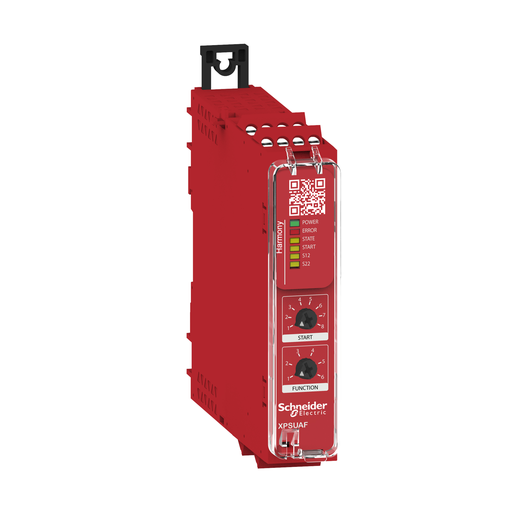 XPSUAF13AP - SAFMOD MULTFNC 2I 3O CAT4 24V SCR. Sold in units of 1