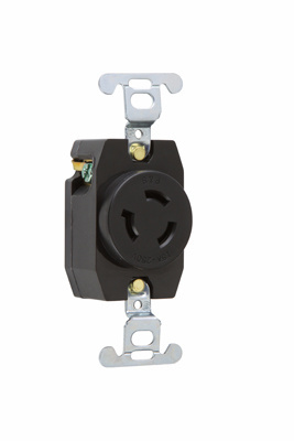 4560 - TURNLOK 15A 250V 2P 3WIRE SINGLE RECEPTACLE. Sold in units of 1