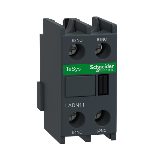 LADN11 - FRONT CONTACTS BLOCK 1NO+1NC. Sold in units of 1