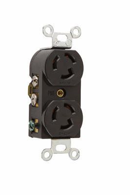 4700 - TURNLOK 15A 125V 2P 3WIRE DUPLEX RECEPTACLE. Sold in units of 1