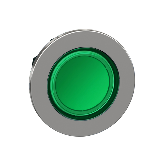 ZB4FV033 - FLUSH MOUNTED GREEN PILOT LIGHT HEAD FOR. Sold in units of 1
