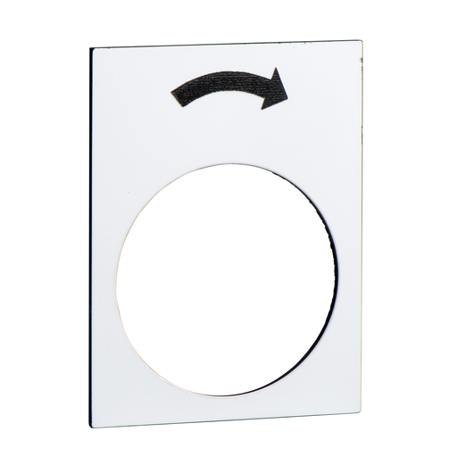 ZB2BY4919 - LEGEND PLATE FOR PENDANT CONTROL STATION. Sold in units of 1