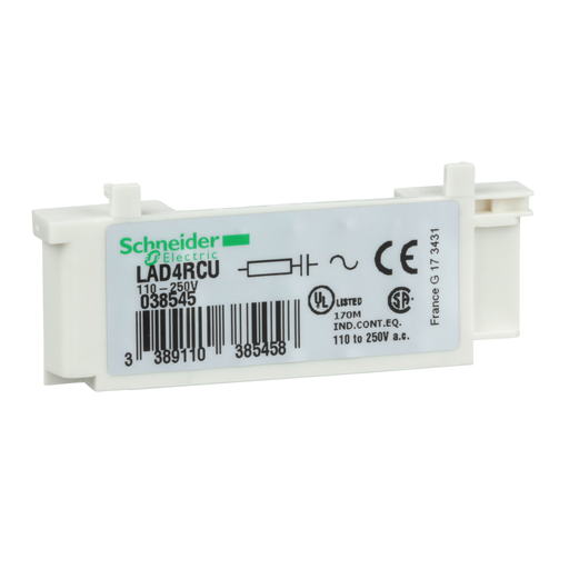 LAD4RCU - RC BLOCK 110-240V. Sold in units of 1