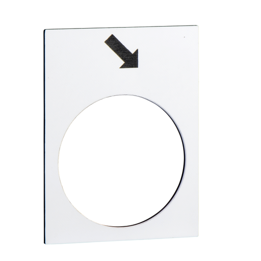 ZB2BY4913 - LEGEND PLATE FOR PENDANT CONTROL STATION. Sold in units of 1