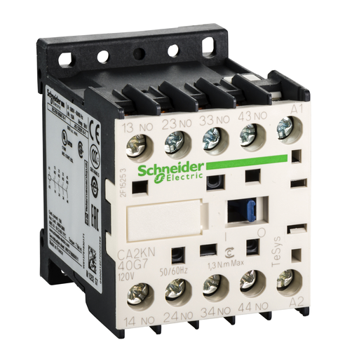 CA2KN40G7 - MINI-RELAY  120V 50/60 HZ. Sold in units of 1