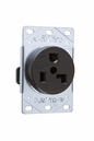 3802 - 30A 125V 2P 3WIRE GROUNDING FLUSH RECEPTACLE. Sold in units of 1