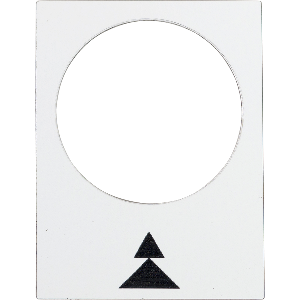 ZB2BY4909 - LEGEND PLATE FOR PENDANT CONTROL STATION. Sold in units of 1