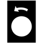 ZB2BY2922 - LEGEND PLATE FOR PENDANT CONTROL STATION. Sold in units of 1