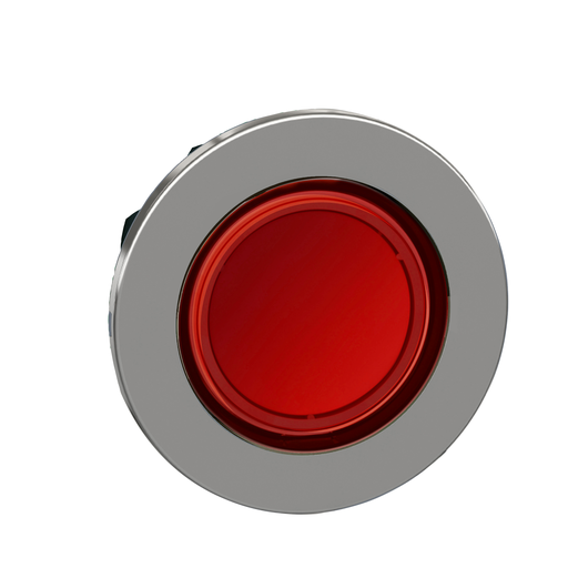 ZB4FV043 - FLUSH MOUNTED RED PILOT LIGHT HEAD FOR I. Sold in units of 1