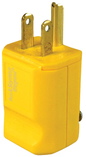 PS5965Y - 15A 125V MAXGRIP M³ STRAIT BLD PLUG YELLOW. Sold in units of 1