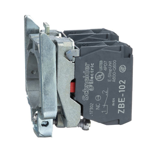 ZB4BZ104 - CONTACT BLOCK FOR PUSHBUTTON SWITCH 2NC. Sold in units of 1