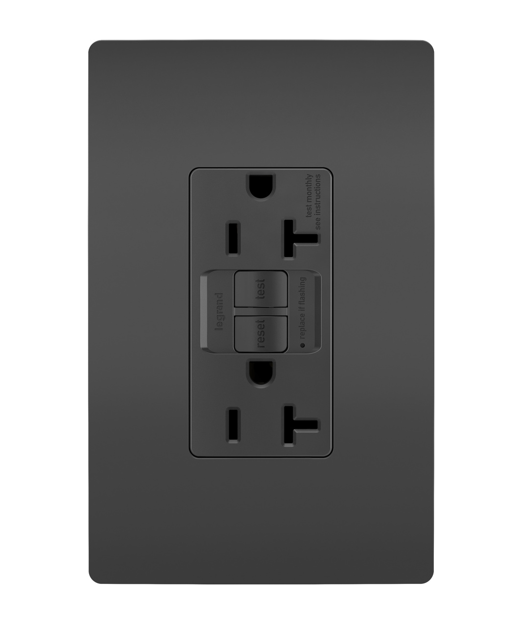 2097TRBK - SELF-TEST GFCI RECEP TAMPER RESIST, BLACK. Sold in units of 1