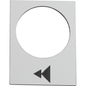ZB2BY4903 - LEGEND PLATE FOR PENDANT CONTROL STATION. Sold in units of 1