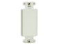 WP3410WH - DECORATOR BLANK OUTLET STRAP WHITE. Sold in units of 1