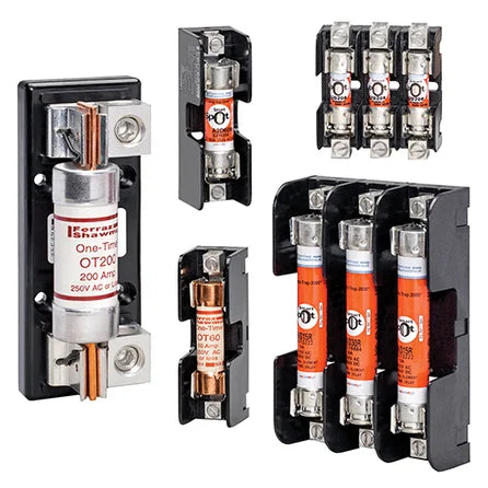20317 - FUSEHOLDERS 250V 30A H&K CLASS 2P FUSE BLACK. Sold in units of 1