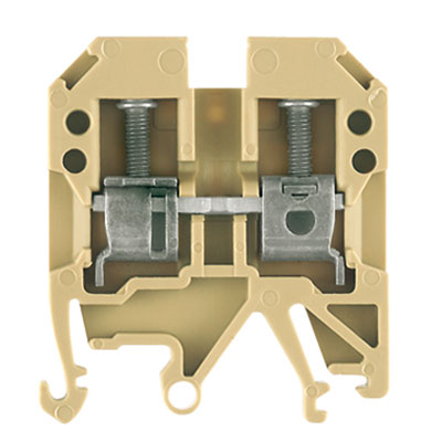 0467460000 - SAK 4/EN,PA,BG, TERMINAL BLOCK CONNECTOR 2 POSITION FEED THROUGH BEIGE 10-26 AWG. Sold in units of 1