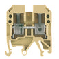 0467460000 - SAK 4/EN,PA,BG, TERMINAL BLOCK CONNECTOR 2 POSITION FEED THROUGH BEIGE 10-26 AWG. Sold in units of 1