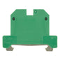 0661160000 - EK 4/35,PA, TERMINAL BLOCK CONNECTOR 2 POSITION GROUND, EARTH GREEN, YELLOW 14-22 AWG. Sold in units of 1