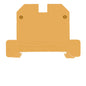 0661260000 - EK 6/35,PA, TERMINAL BLOCK CONNECTOR 2 POSITION GROUND, EARTH GREEN, YELLOW 8-20 AWG. Sold in units of 1