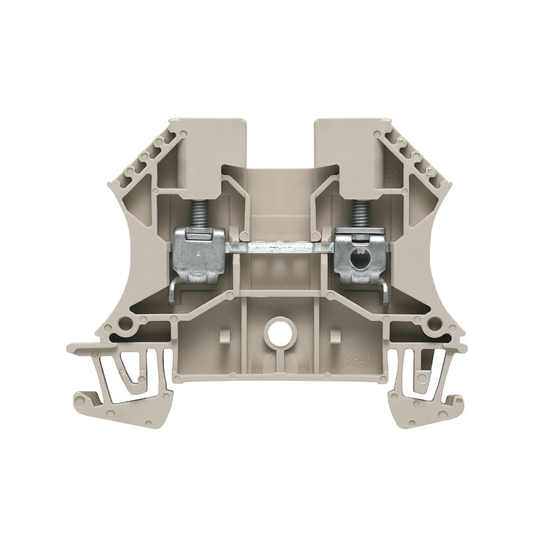 1020100000 - WDU 4,WM, TERMINAL BLOCK CONNECTOR 2 POSITION FEED THROUGH BEIGE 10-26 AWG. Sold in units of 1