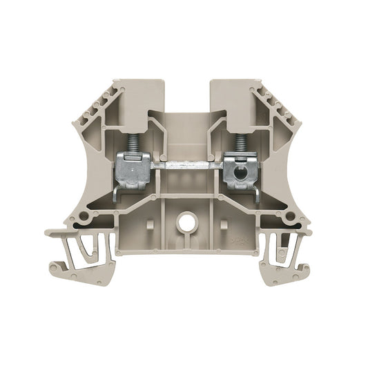 1020100000 - WDU 4,WM, TERMINAL BLOCK CONNECTOR 2 POSITION FEED THROUGH BEIGE 10-26 AWG. Sold in units of 1