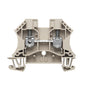 1020200000 - WDU 6,WM, TERMINAL BLOCK CONNECTOR 2 POSITION FEED THROUGH BEIGE 8-26 AWG. Sold in units of 1