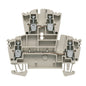 1021500000 - WDK 2.5,WM, TERMINAL BLOCK CONNECTOR 4 POSITION FEED THROUGH BEIGE 12-30 AWG. Sold in units of 1