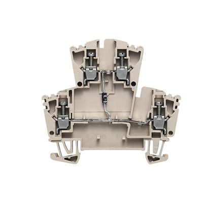 1023400000 - WDK 2.5 1D A1 TERMINAL BLOCK CONNECTOR 4 POSITION FEED THROUGH BEIGE 12-26 AWG. Sold in units of 1