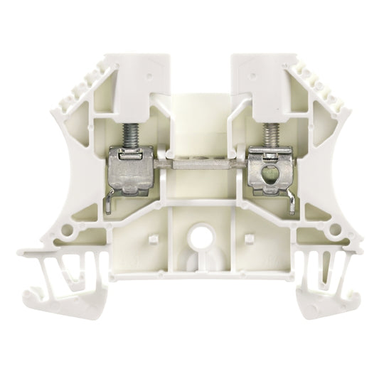 1036700000 - WDU 4,WM, TERMINAL BLOCK CONNECTOR 2 POSITION FEED THROUGH WHITE 10-26 AWG. Sold in units of 1