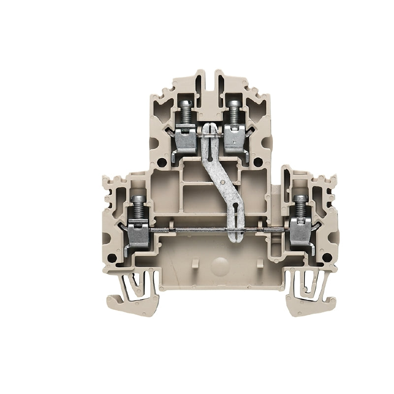 1041910000 - WDK 4NV TERMINAL BLOCK CONNECTOR 4 POSITION FEED THROUGH BEIGE 10-26 AWG. Sold in units of 1