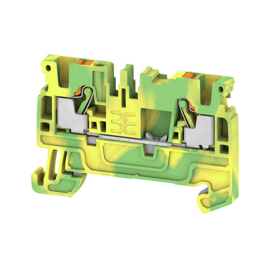 1521680000 - A2C 2.5 PE / TERMINAL BLOCK CONNECTOR 2 POSITION GROUND, EARTH GREEN, YELLOW 12-28 AWG. Sold in units of 1