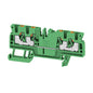 1521770000 - A4C 2.5 TERMINAL BLOCK CONNECTOR 4 POSITION FEED THROUGH GREEN 12-28 AWG. Sold in units of 1