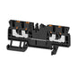 1521820000 - A4C 2.5  TERMINAL BLOCK CONNECTOR 4 POSITION FEED THROUGH BLACK 12-28 AWG. Sold in units of 1