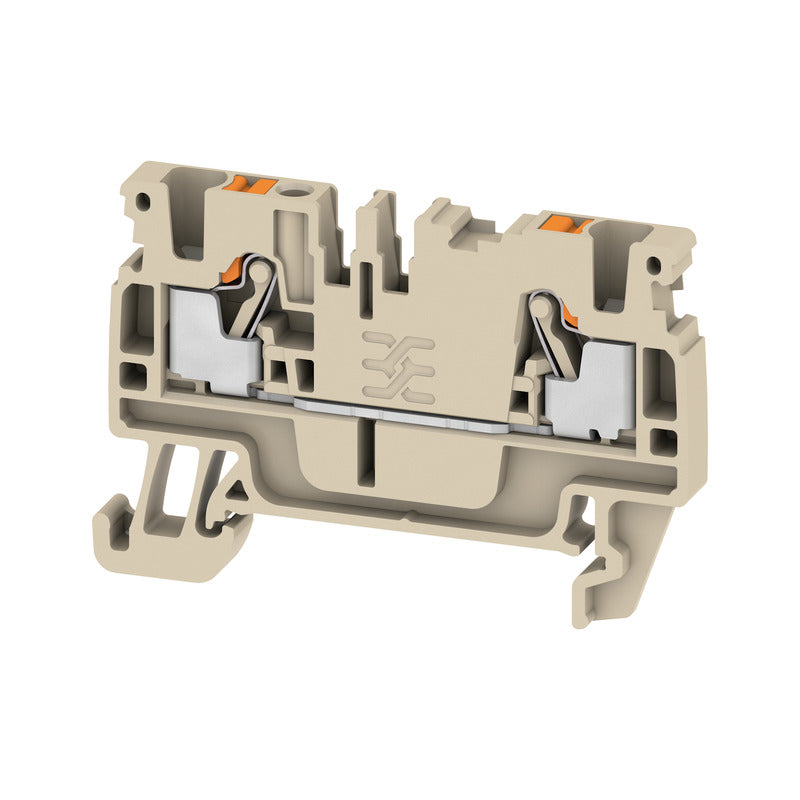 1521850000 - A2C 2.5  ( 1 IN / 1 OUT ) TERMINAL BLOCK CONNECTOR 2 POSITION FEED THROUGH BEIGE 12-28 AWG. Sold in units of 1